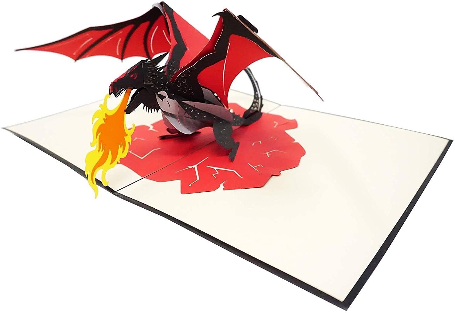 3D Birthday Card - 3D Thanh Toan - Fire Dragon 2020 - D47