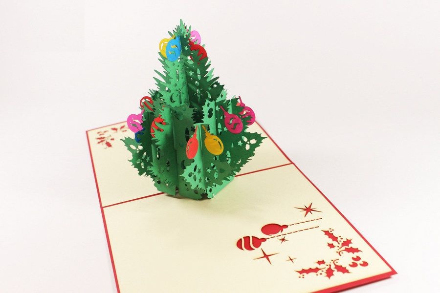 3D Christmas Card - Hiroko Christmas Tree - NON39