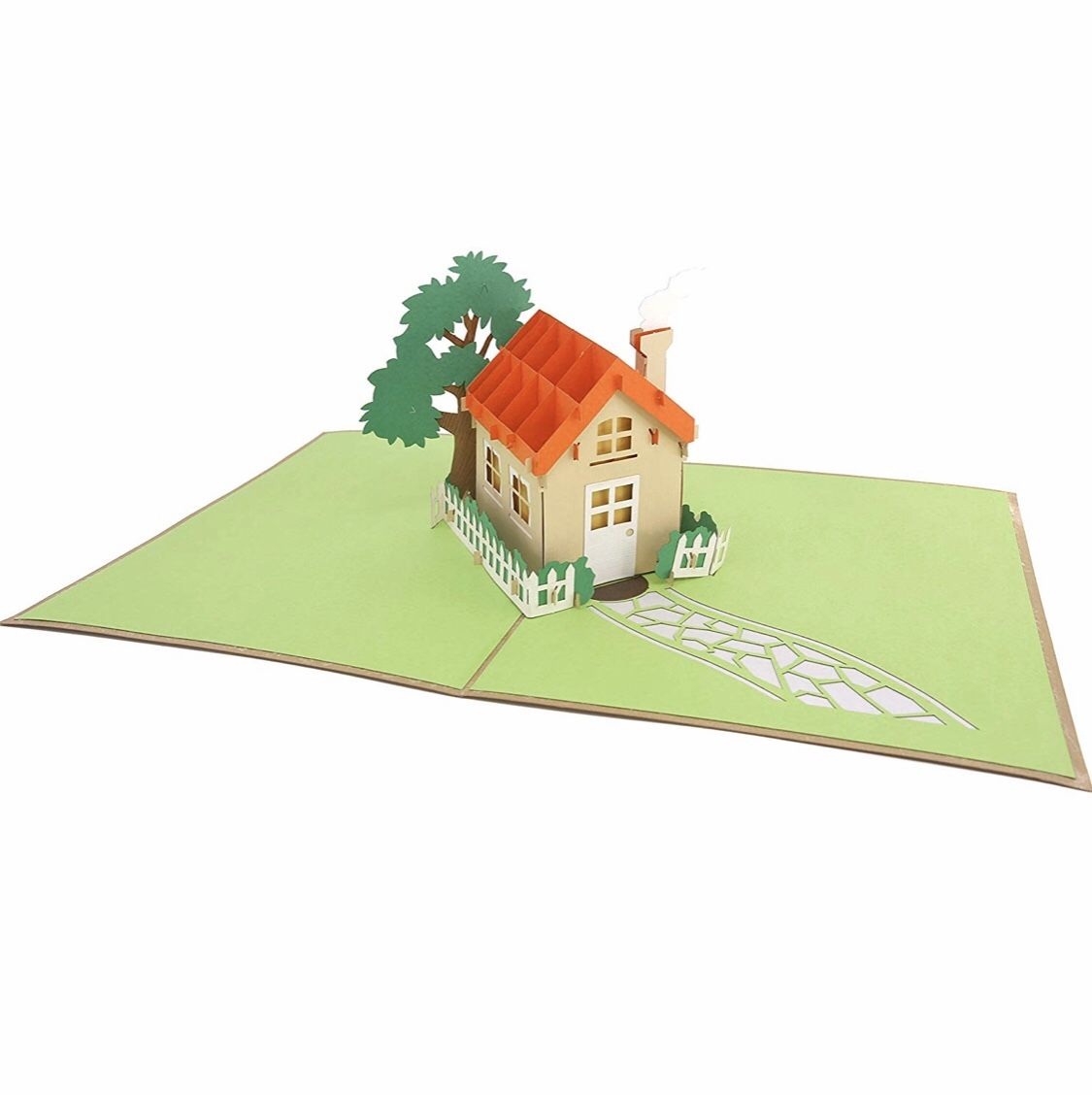 3D Love or Housewarming Card - Thatched hut - D29