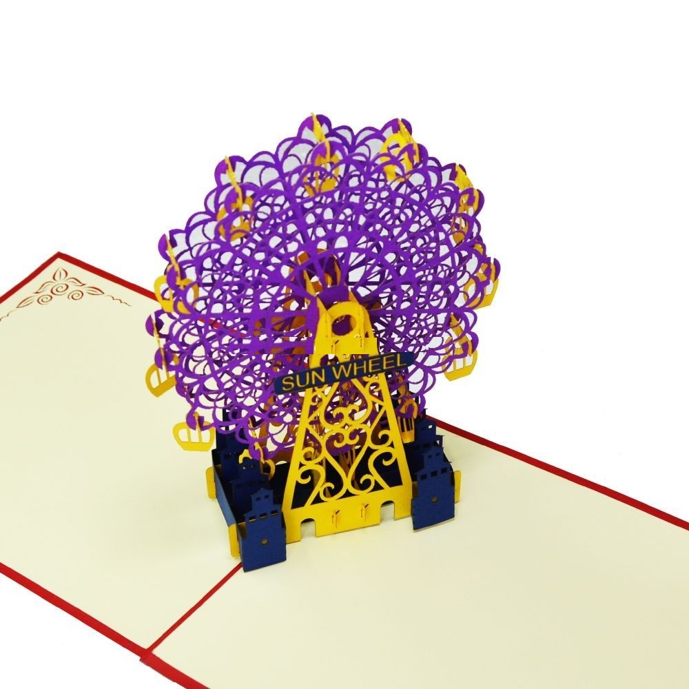 Architectural 3D Card - Sun Wheel - Sun wheel - L95