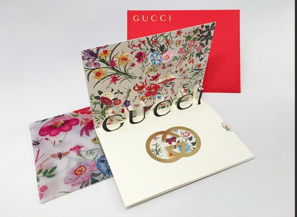 Custom Pop-up Cards - GUCCI