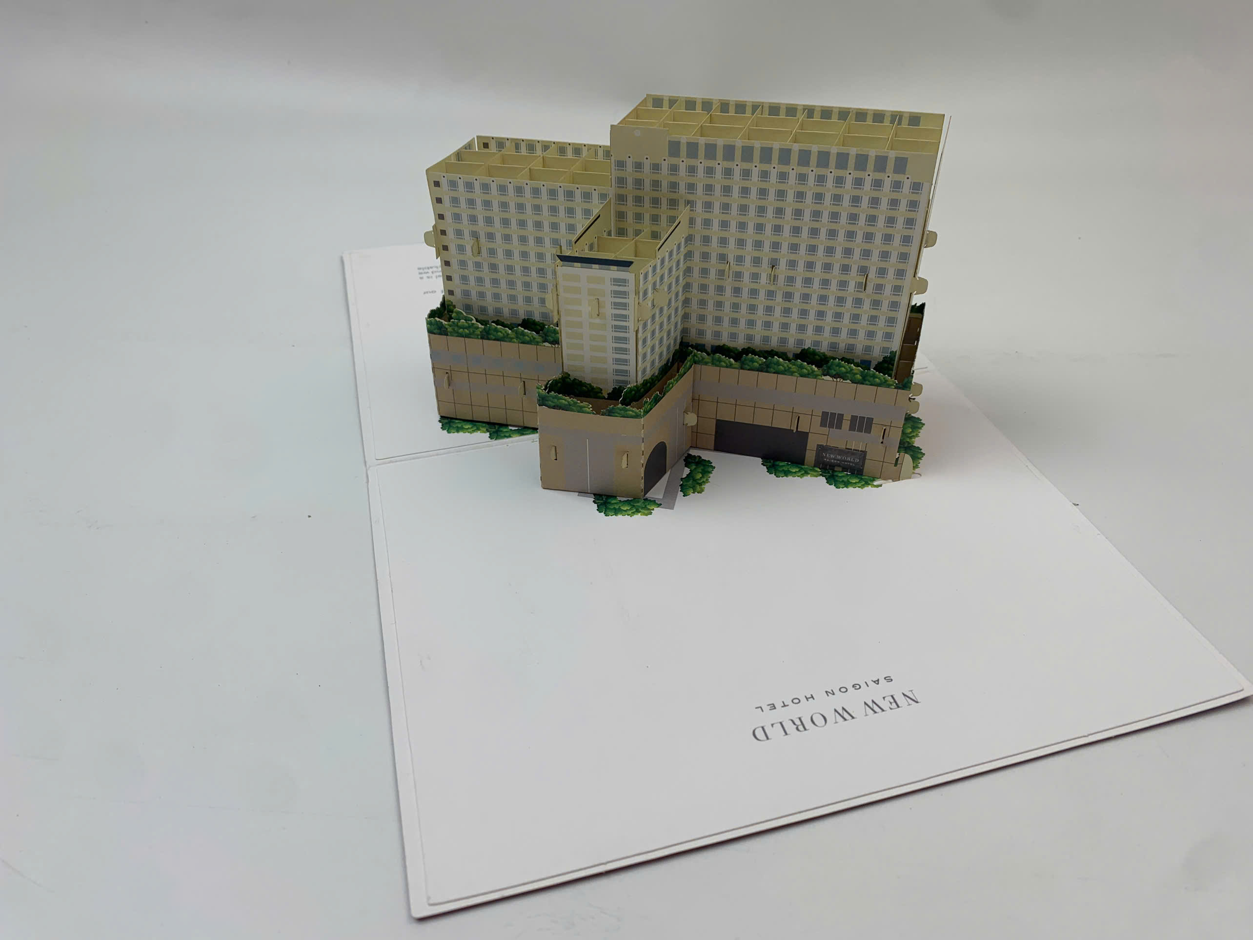 Custom Pop-up Cards - New World Hotel