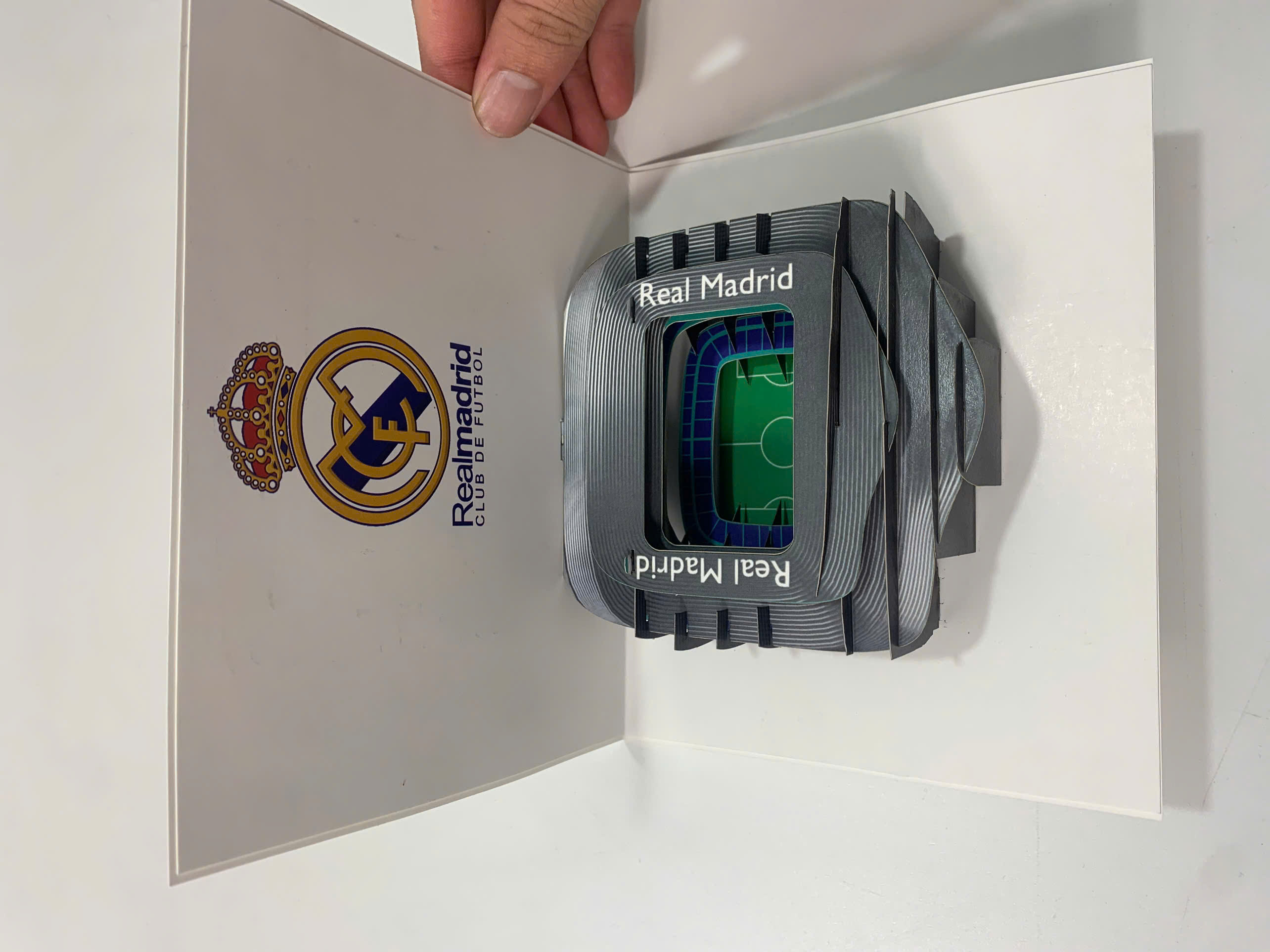 Custom Pop-up Cards - Real Madrid Stadium