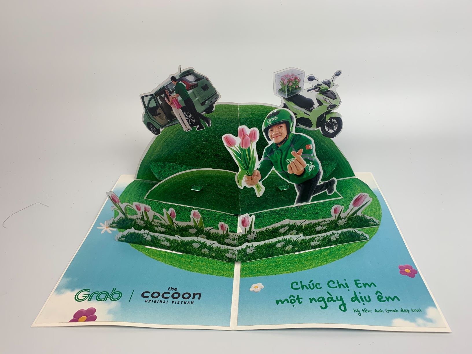 Grab has launched a flower delivery service.