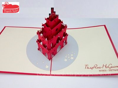 L05 Turtle Lake Hà Nội (BIG) 3D Pop Up Card