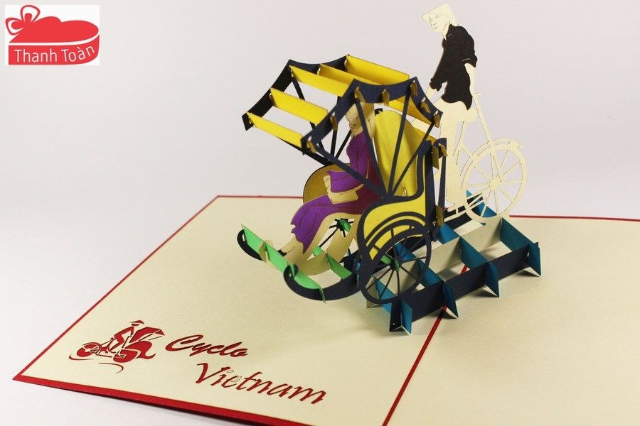 L21 Cyclo 3D Pop Up Card