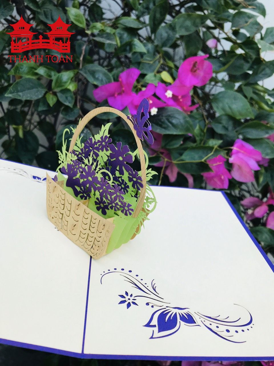 T91A Queen Butterfly 2020 (MEDIUM) 3D Pop Up Card