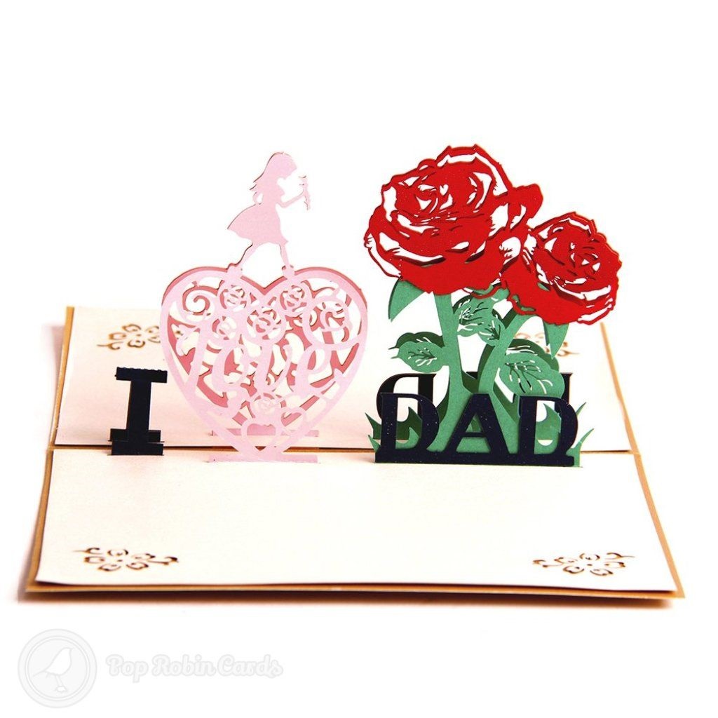 Thanh Toan 3D Card - I Love You Dad - T50