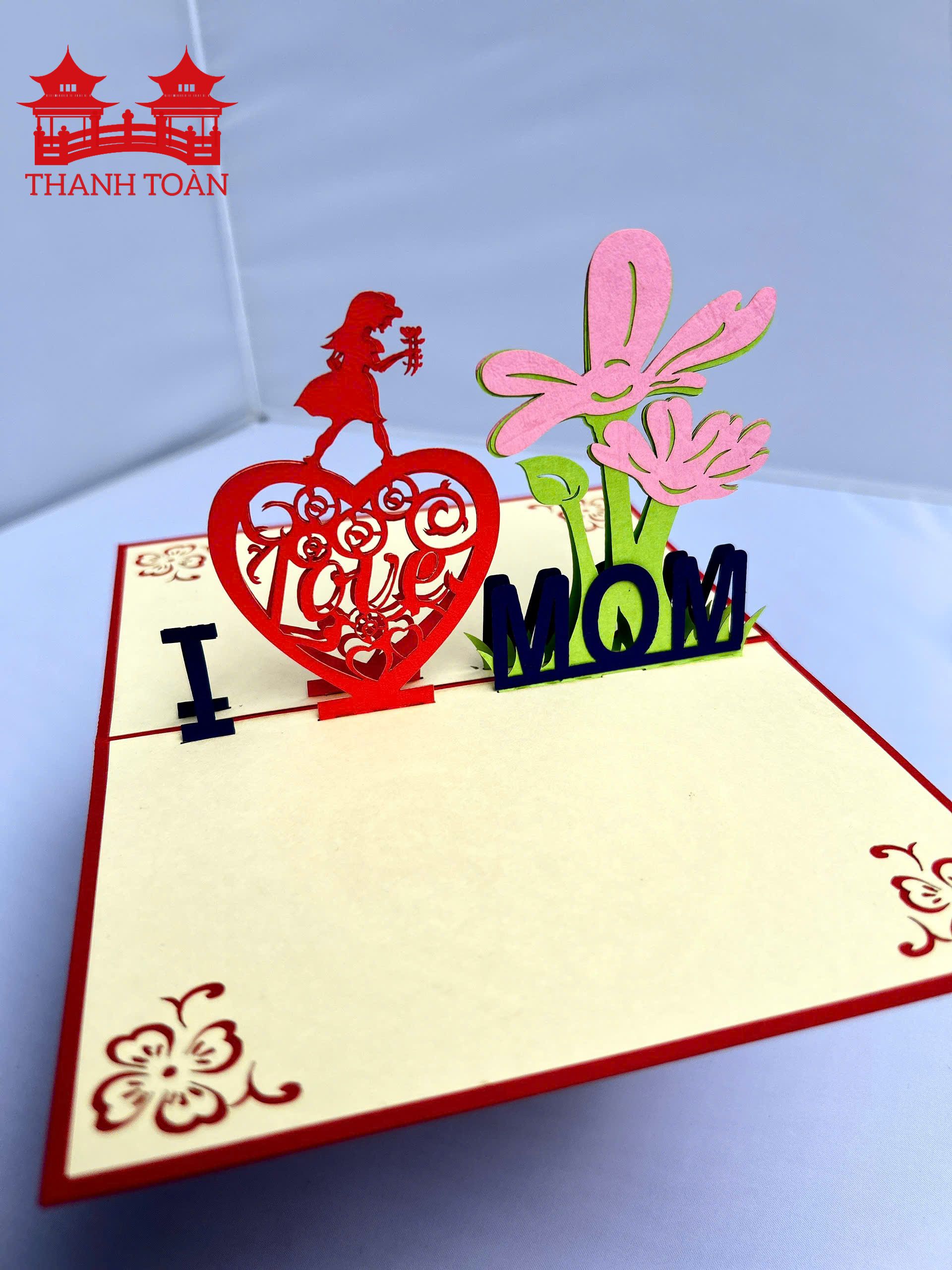 Thanh Toan 3D Card - Mother's Day - NCN94