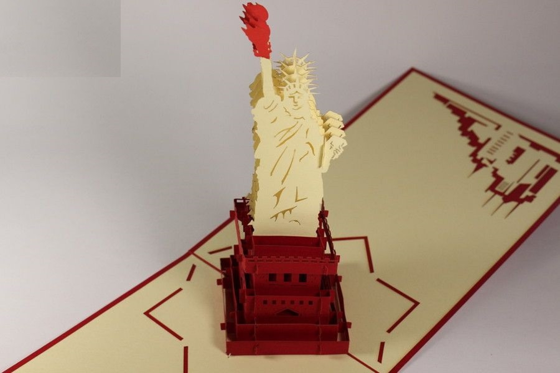 Thanh Toan 3D greeting card - Foreign architecture - Statue of Liberty - L35