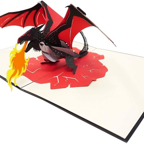3D Birthday Card - 3D Thanh Toan - Fire Dragon 2020 - D47