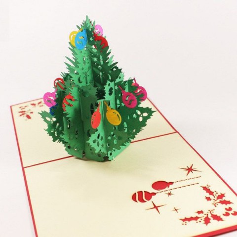 3D Christmas Card - Hiroko Christmas Tree - NON39