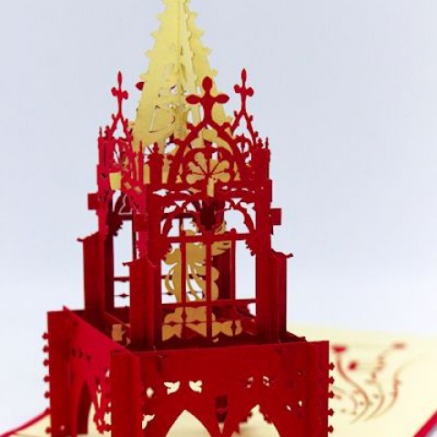 3D Christmas Card - Holy See Christmas - NON44