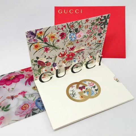 Custom Pop-up Cards - GUCCI
