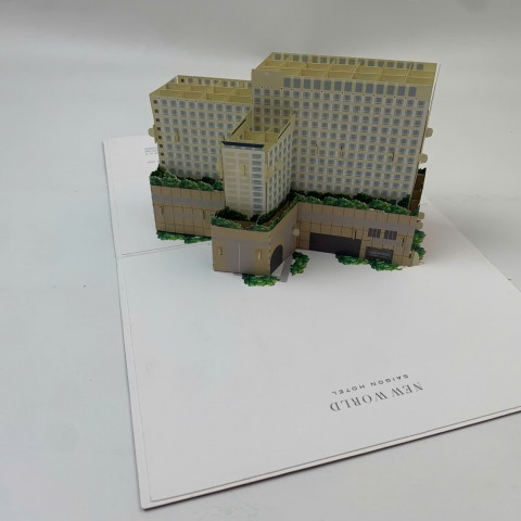 Custom Pop-up Cards - New World Hotel