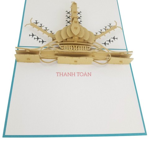 Customized Pop Up Card Airport (FOR REFERENCE)