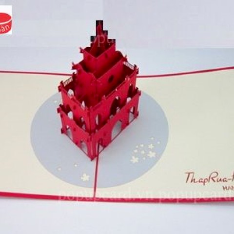 L05 Turtle Lake Hà Nội (BIG) 3D Pop Up Card