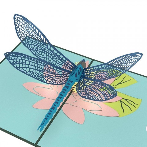 Thanh Toan 3D Card - Animal 3D Card - Exquisite dragonfly - ASP09