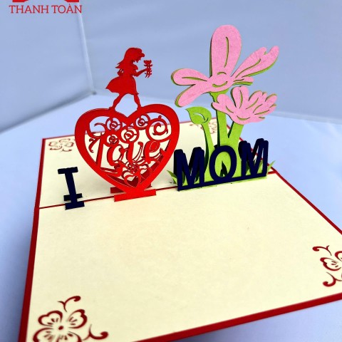 Thanh Toan 3D Card - Mother's Day - NCN94