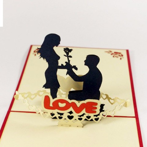 Thanh Toan 3D Card - Propose to You and Me - NV20
